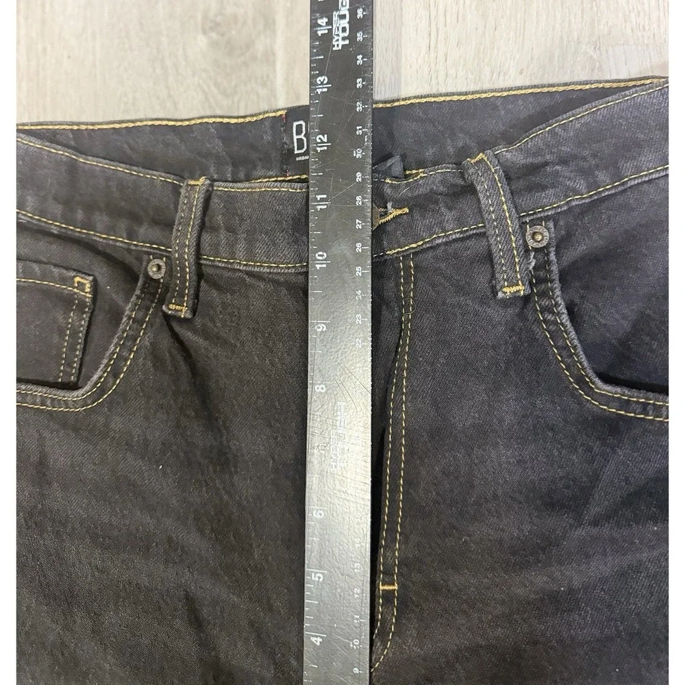 BDG Urban Outfitters 90s Bootcut Jeans Men's Size 31x32 Black Dark Wash Stretch